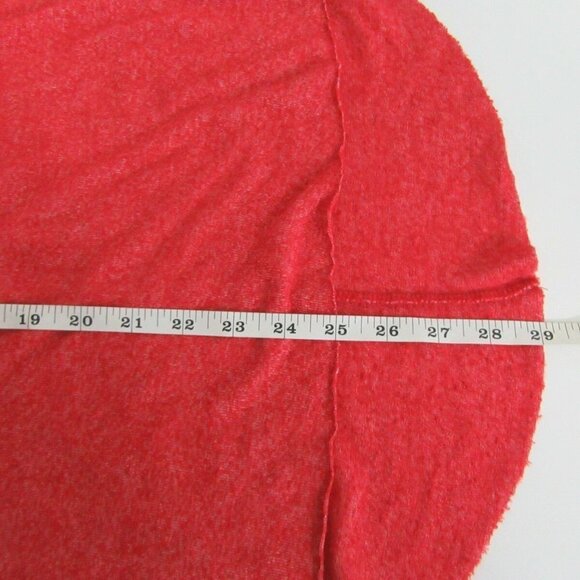 TOPSHOP Red Textured Heather 3/4 Sleeve Top - Picture 9 of 9